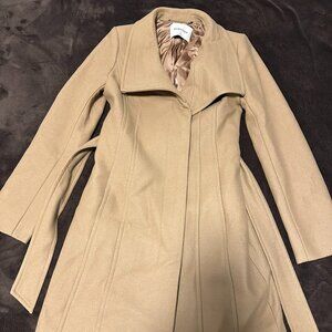 Babaton Tan Camel Long Coat